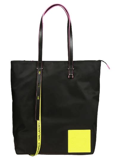 Karl Lagerfeld Neon Clips Icon Amour Tote NWT .